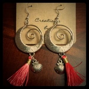 Homemade, one of a kind earrings